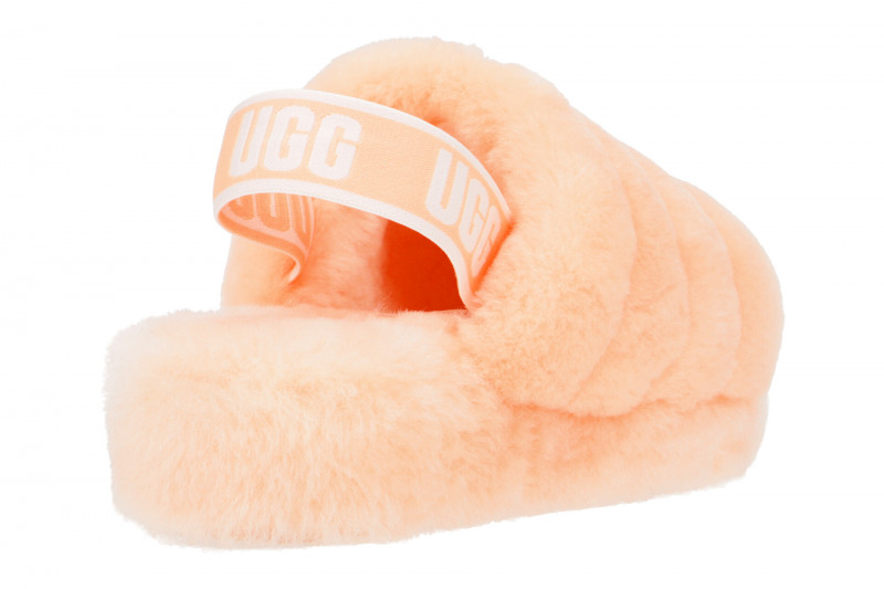 UGG Fluff Yeah Slide Hausschuhe rosa scallop