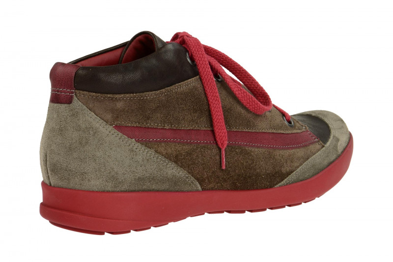 Think Zagg Schuhe braun grau rot