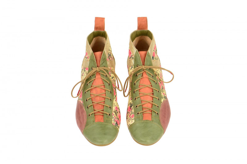 Think Guad Stiefelette grün oliv kombi