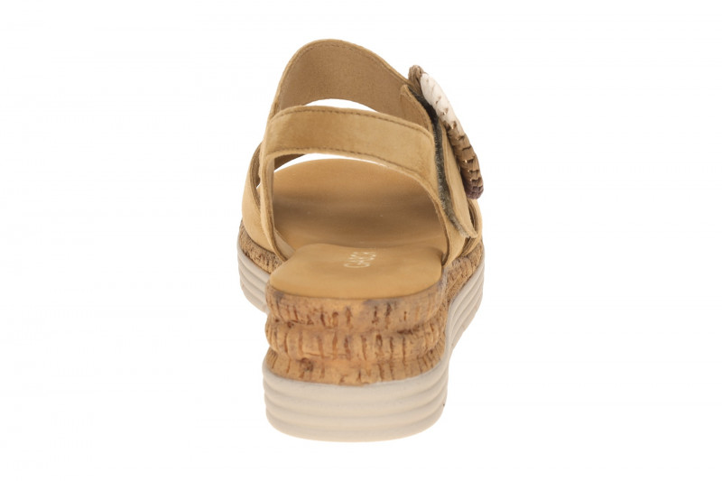 Gabor Keil Sandale hellbraun Velour 82.706.35