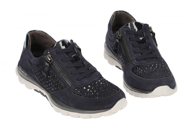 Gabor RollingSoft Schuhe blau Strass 96.968.86
