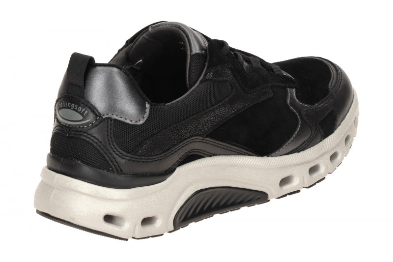 Gabor RollingSoft Schuhe schwarz gelochte Sohle 76.986.47