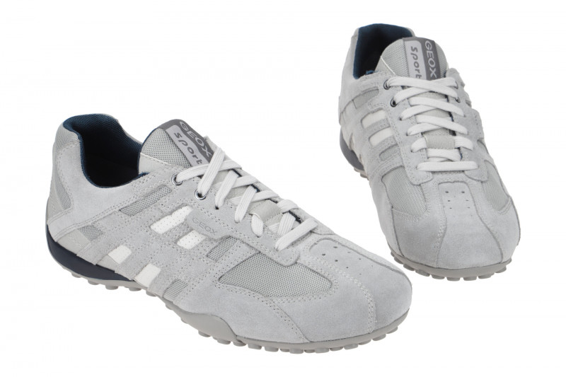 Geox Snake Schuhe Sneakers hell-grau U4207K