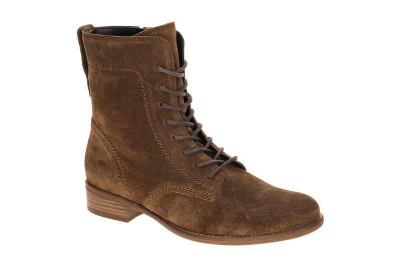 Gabor Stiefelette braun whisky Velour 8035.01.003