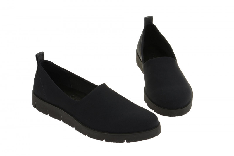 Ecco Bella Slipper schwarz Stretch