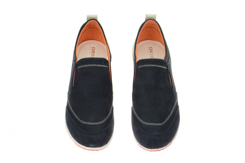 Geox Vega Slipper blau Nubuck - D5209B