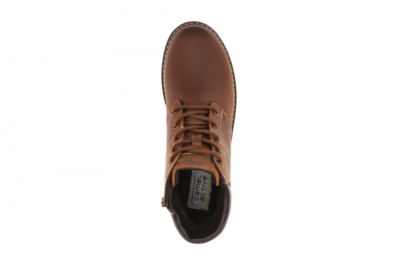 camel active Bust Stiefelette Schuhe braun tan Warmfutter
