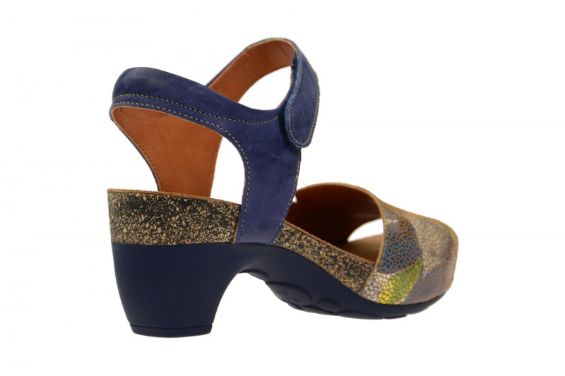 Think Traudi Sandale blau jeans kombi 6-86573-84