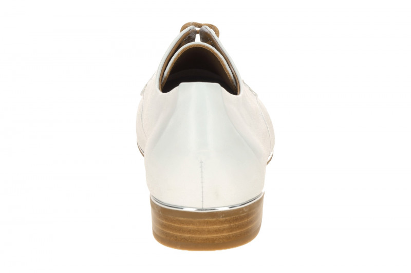 Everybody ALOE Schuhe weiß Glattleder silber Rahmen