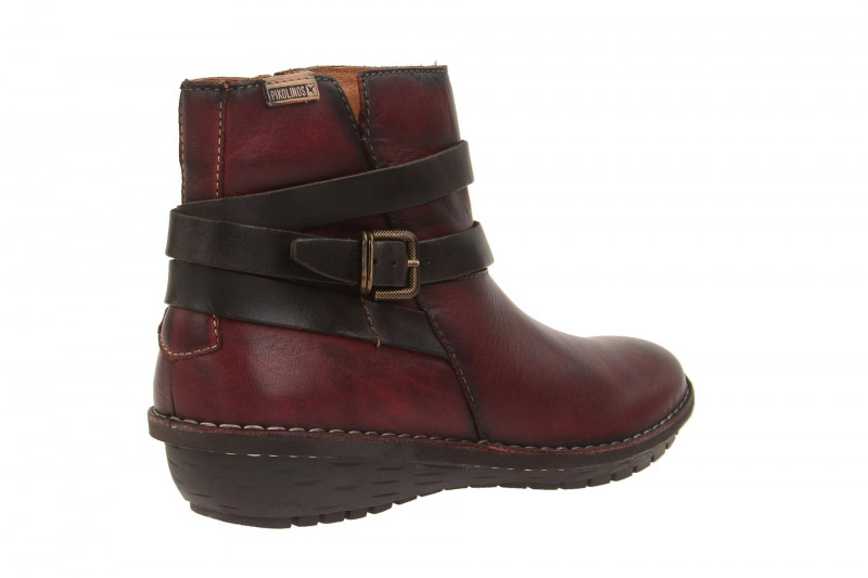 Pikolinos Damen Komfort Stiefelette Wabana rot