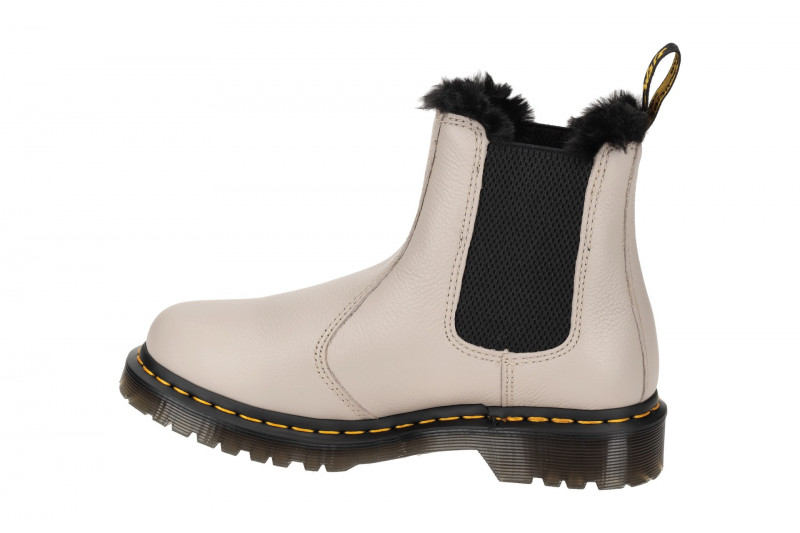 Dr Martens Leonore Stiefelette Chelsea-Boot grau Warmfutter 2976