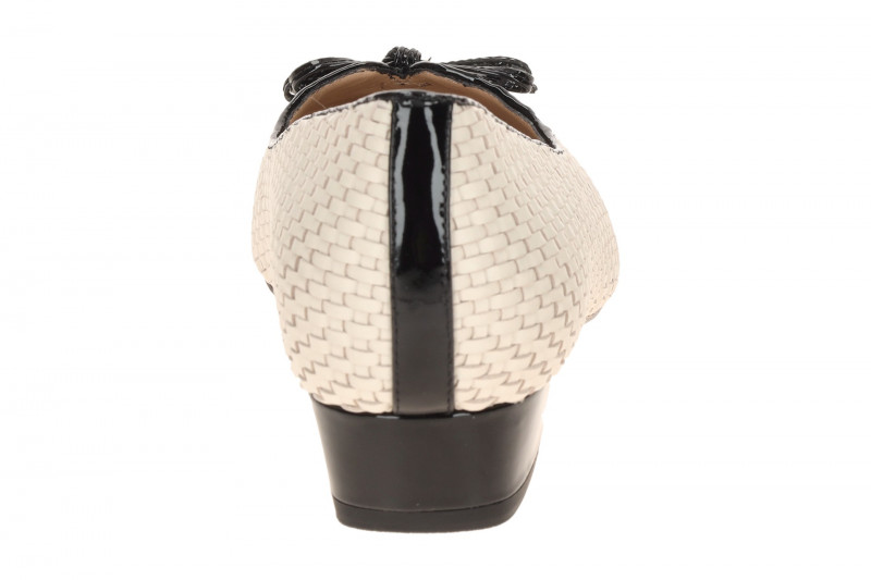 Peter Kaiser Pumps weiß offwhite Nappa Flecht 72471