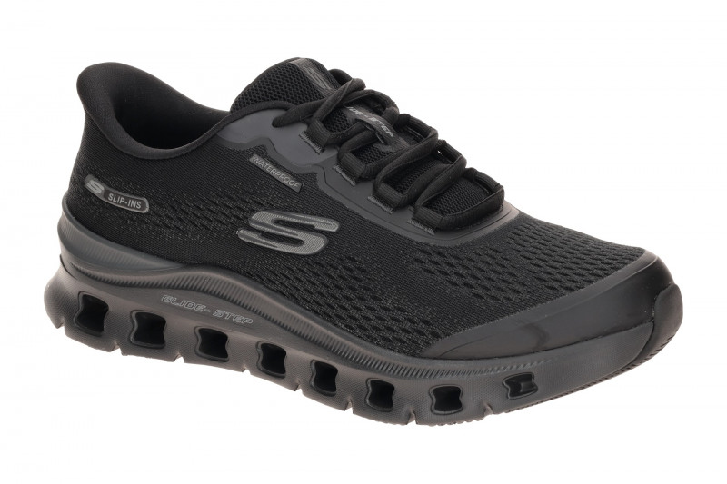 Skechers Glide Step Pro Schuhe schwarz SLIP-INS Waterproof 233135