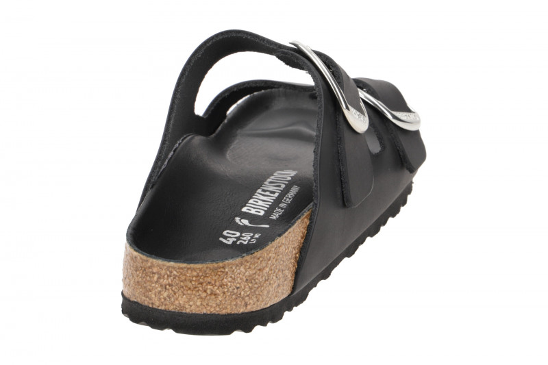 Birkenstock Arizona Big Buckle Pantolette schwarz Schmal 1011075
