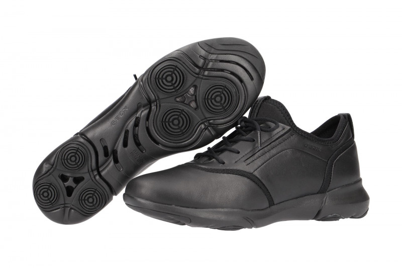 Geox Nebula Schuhe schwarz Damen Schnürer