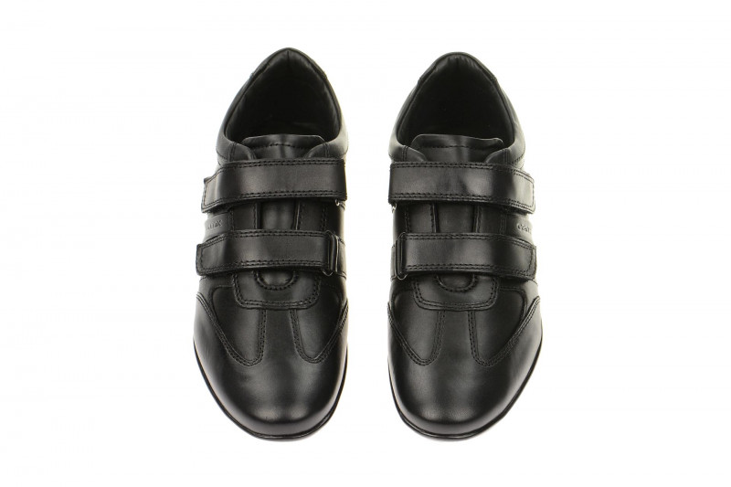 Geox Respira Symbol D Herrenschuhe in schwarz Klettverschluss