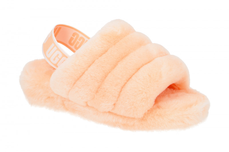 UGG Fluff Yeah Slide Hausschuhe rosa scallop