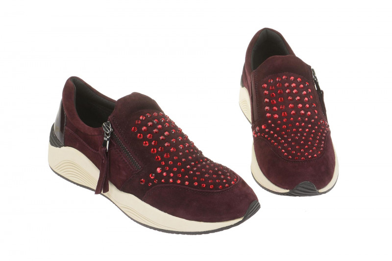 Geox Omaya Schuhe rot Slipper D640SC