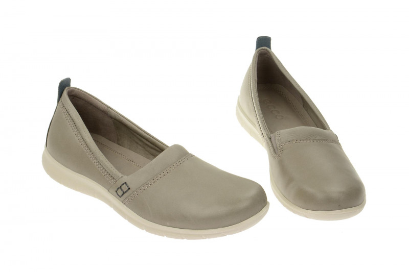 Ecco Babett Clog Slipper grau - 211333 55296