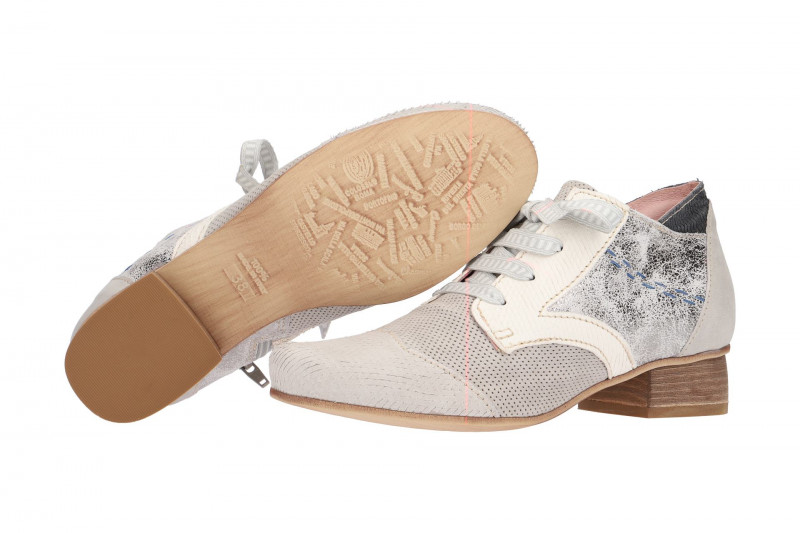 Charme Schuhe grau weiß kombi 0906G