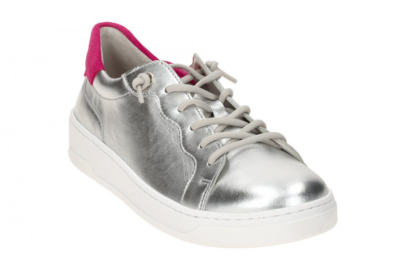 Gabor Schuhe Sneakers silber metallic 63.342.61