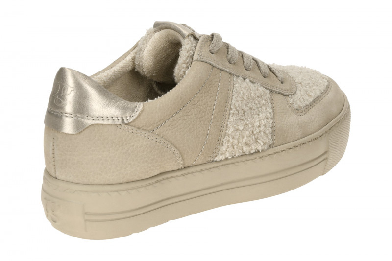 Paul Green Sneaker Schuhe beige Nubuck Fell 5487