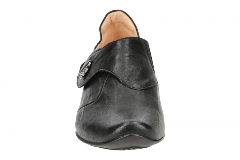 Think Chilli Schuhe schwarz Klett Slippers