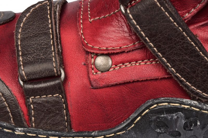 Eject Skat Stiefelette braun rot