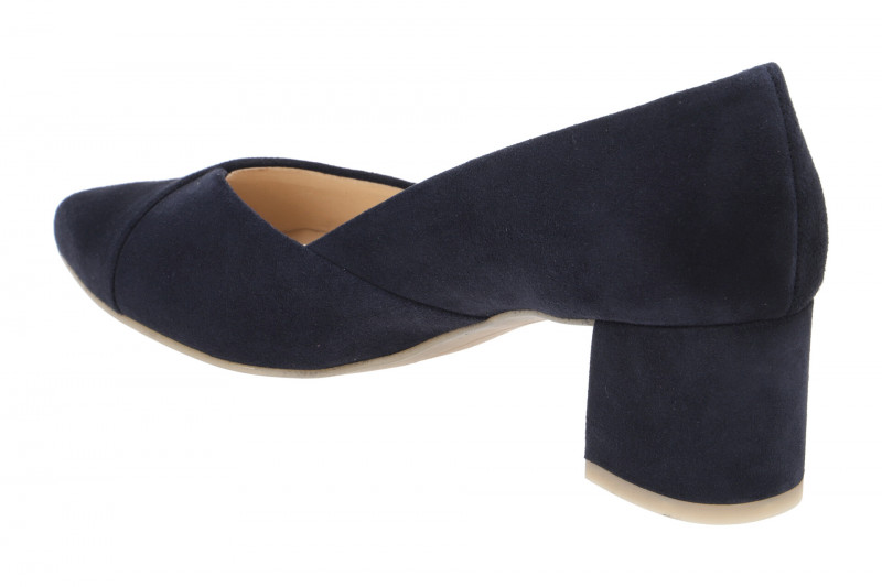 Paul Green Pumps blau Samt Velour 3740