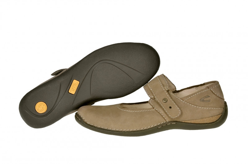 camel active Marrakesh Slipper in taupe beige Mary Jane