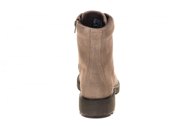 Ecco Metropole Vienna Stiefel Boots taupe braun Velour 231303