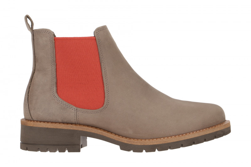 Ecco Elaine Chelsea Stiefelette grau rot 24460302064