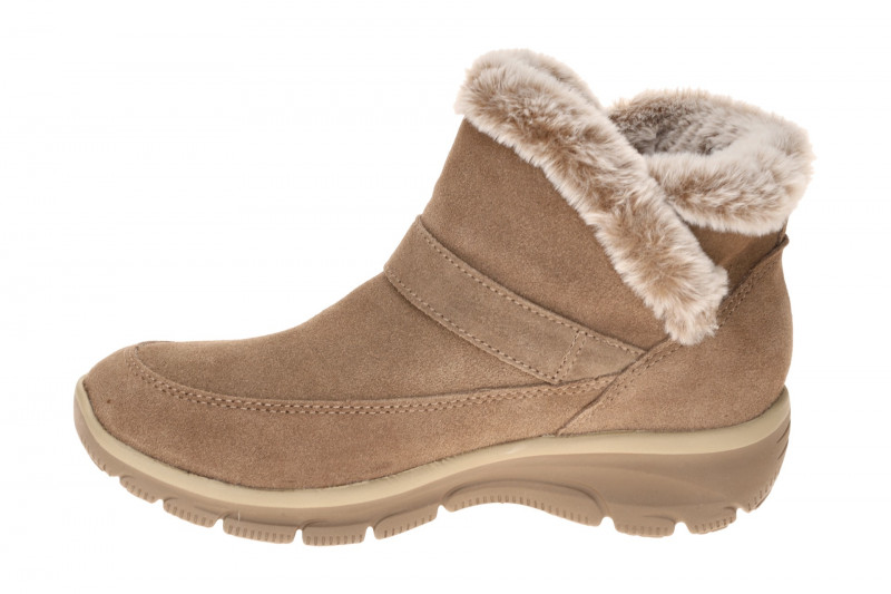 Skechers Easy Going Stiefelette braun mush Schlupf Boot Slip Ins