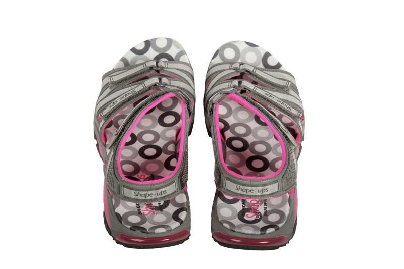Skechers SRT Sandaletten 12341/GYHP grau hot pink