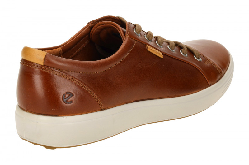 Ecco Soft 7 Schuhe braun cognac Herren
