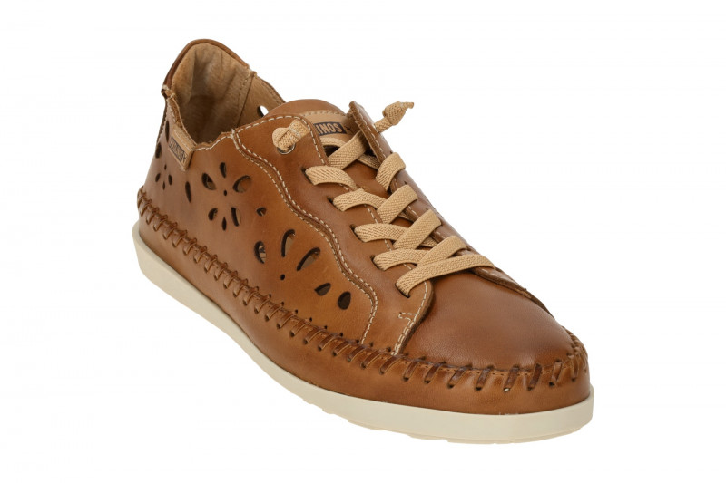 Pikolinos Soller Slipper Schuhe braun gelocht W8B-6550