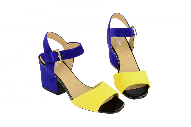 Geox Marilyse Sandalen gelb blau - D724UB