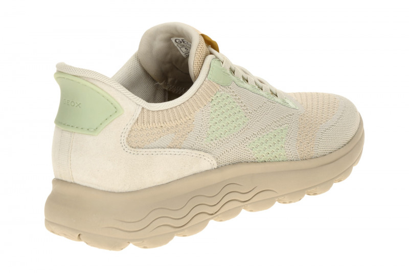 Geox Spherica Sneaker Schuhe grau braun Damen FASTin D657MB