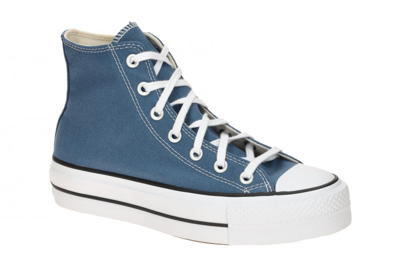 Converse Schuhe Chuck Taylor All Star Plateau blau Lift Hi