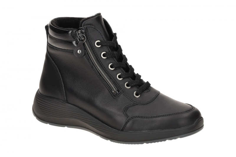 Waldläufer Kalea Stiefelette Boots schwarz Nappa K-Weite 698801
