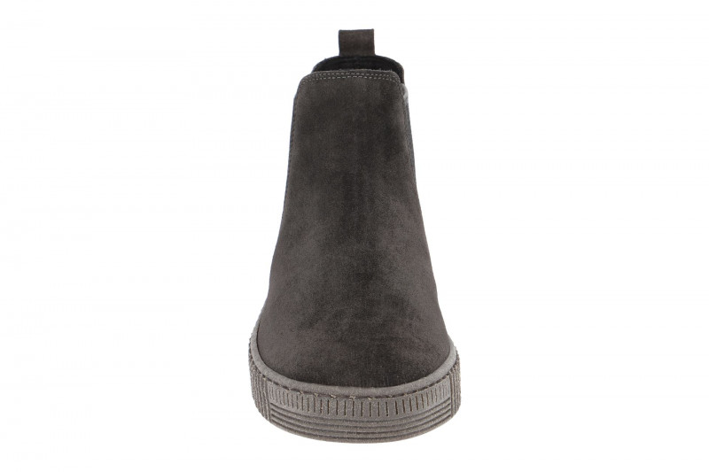 Gabor Stiefelette Chelsea Boots grau Velour 73.731.19