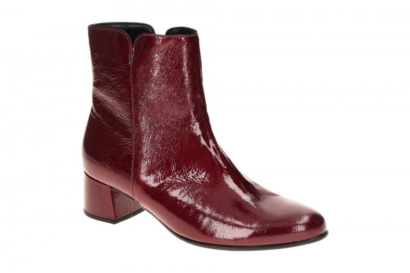 Gabor elegante Stiefelette bordo rot Lack 75.680.95