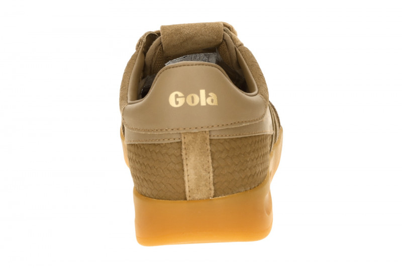 Gola Cyclone Marque Schuhe Sneakers braun Herren Flecht CMB922