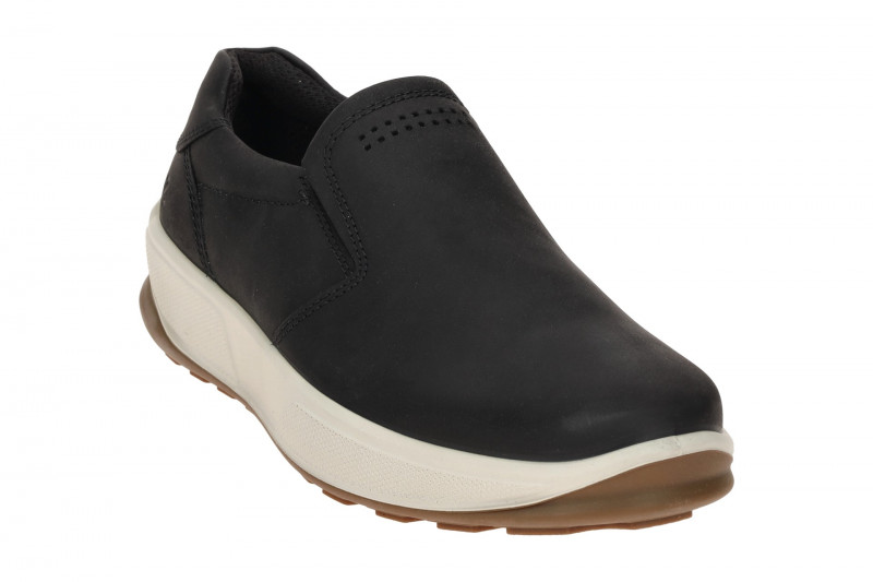Ecco Byway Slipper Schuhe schwarz Nubuck 522824