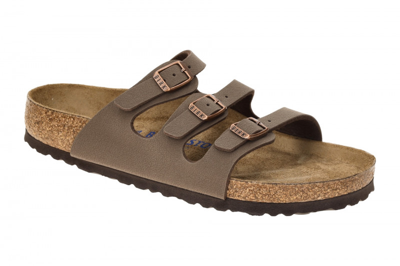 Birkenstock Florida Pantolette braun Normal-Weit 53881