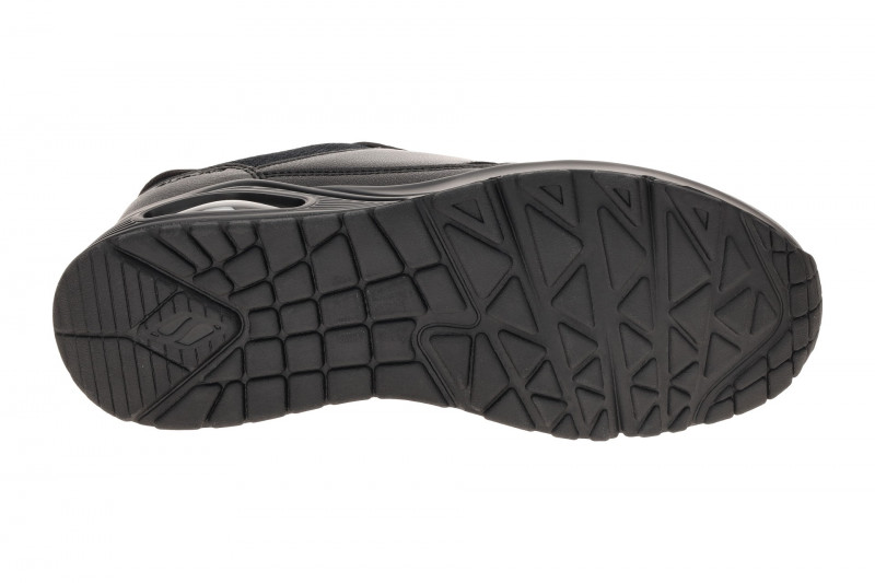 Skechers Uno Schuhe Slipper schwarz Damen Sneakers Slip Ins 177117