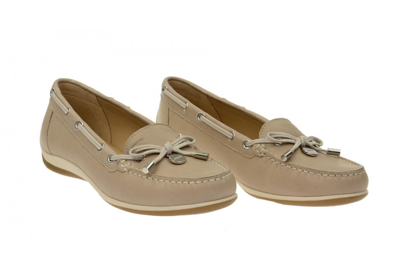 Geox Yuki Schuhe Mokassin beige - D3255A 00043 C6738