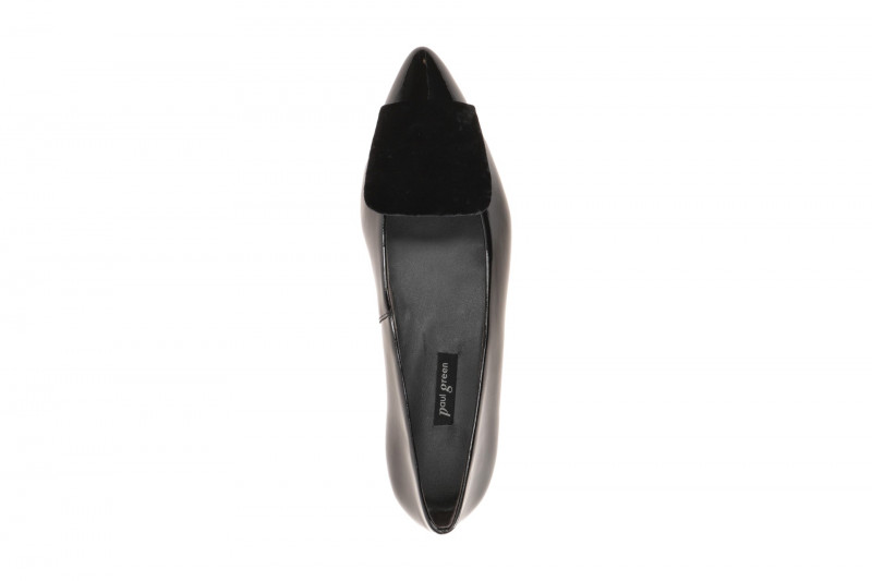 Paul Green Ballerinas schwarz Lack 3792