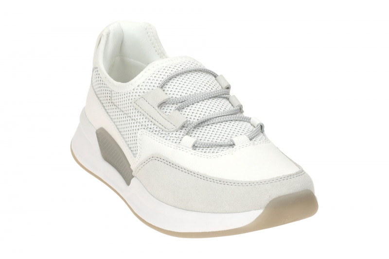 Gabor RollingSoft Slipper Schuhe weiß grau 66.951.52