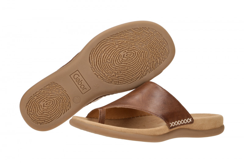 Gabor Pantolette braun Zehentrenner 03.700.24
